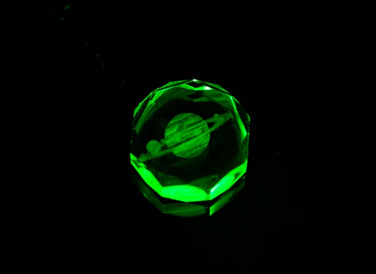 جاکلیدی کریستالی چراغ دار