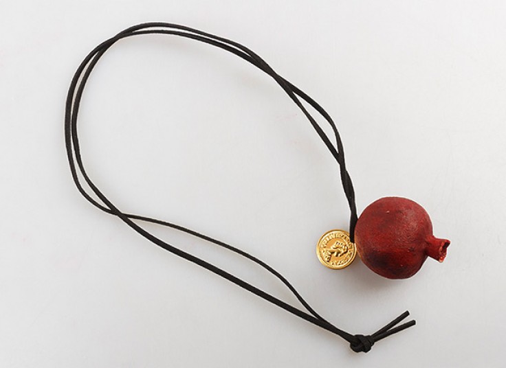 گردنبند انار طبیعی