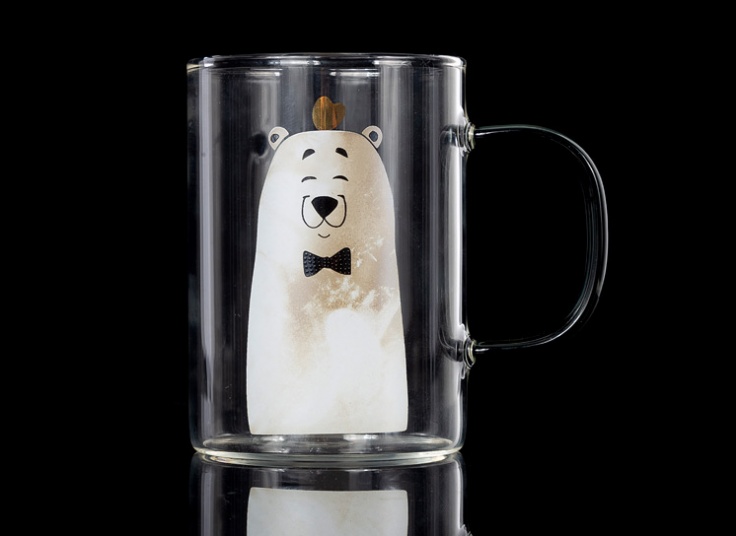 لیوان پیرکس طرح Polar Bear