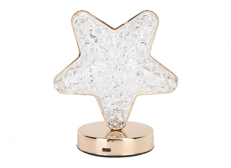 آباژور شارژی مدل کریستالی