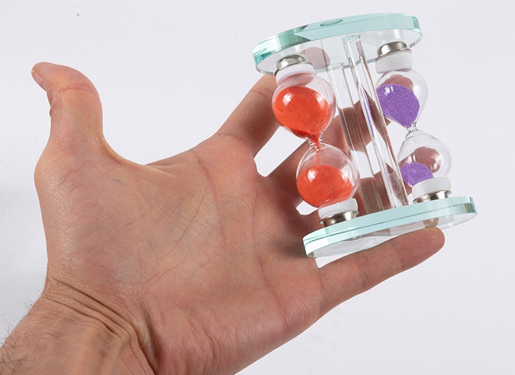 ساعت شنی کریستالی