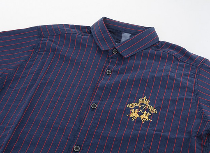 پیراهن راه راه مردانه طرح Polo Club