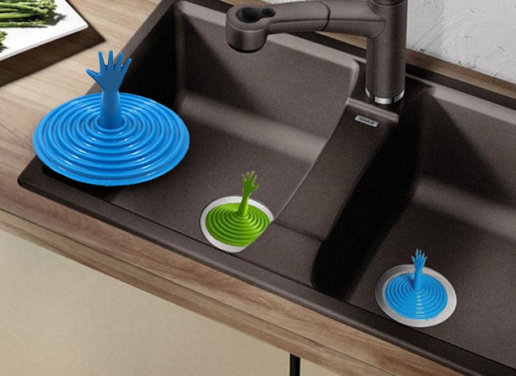 درپوش سینک طرح دست