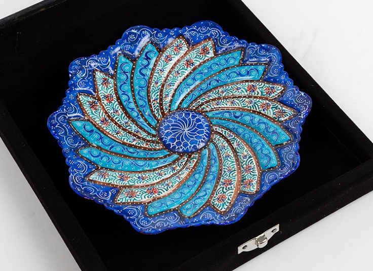 بشقاب میناکاری