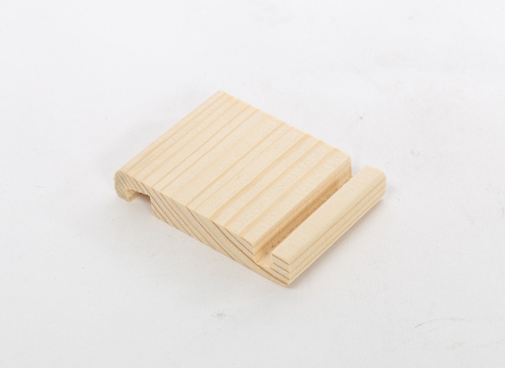 استند موبایل چوبی