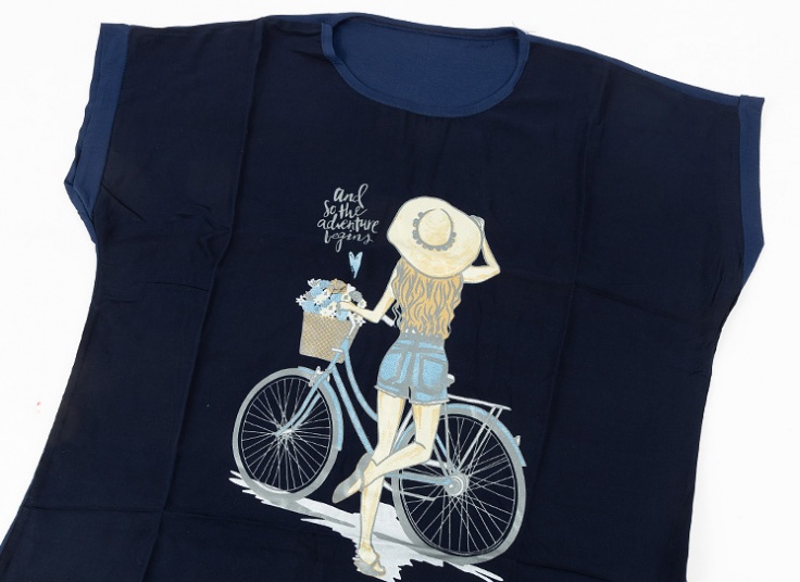 تیشرت زنانه چاپدار