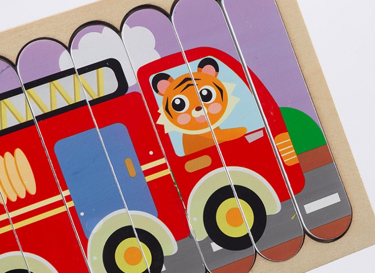 پازل چوبی 8 تکه