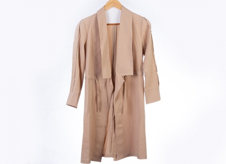 مانتو کرپ زنانه Plain