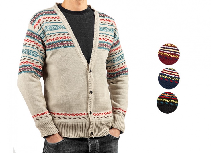 ژاکت بافت مردانه