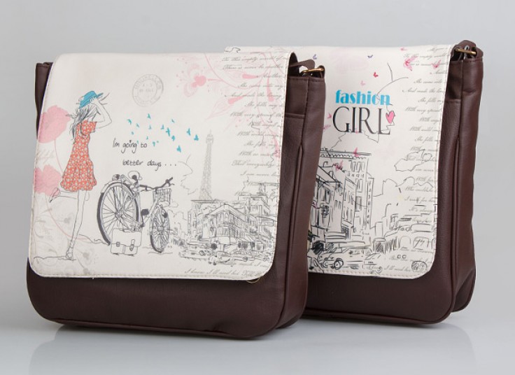 کیف کج چاپ دار