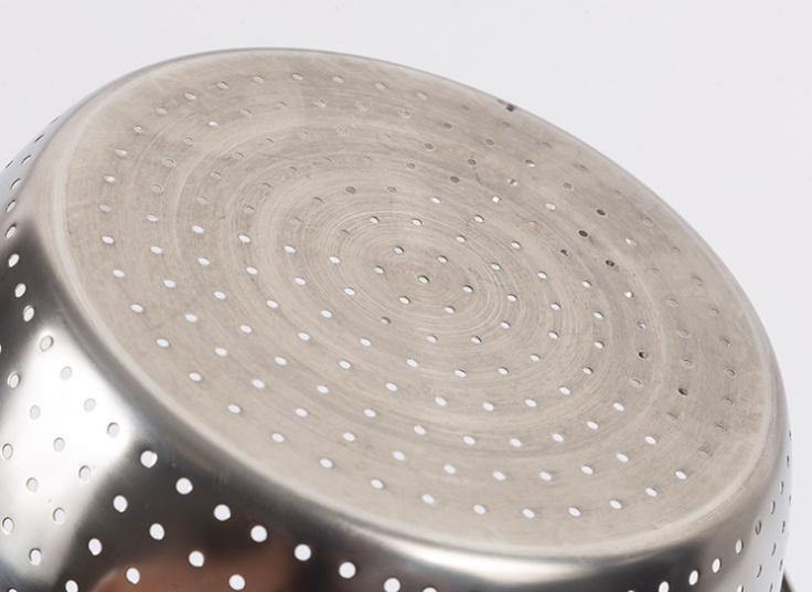 آبکش و لگن استیل Unique