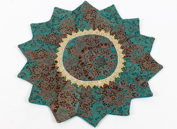 رومیزی ترمه طرح ستاره