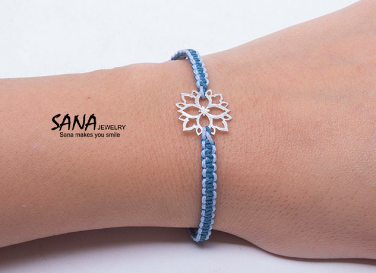 دستبند نقره جواهرسازی SANA