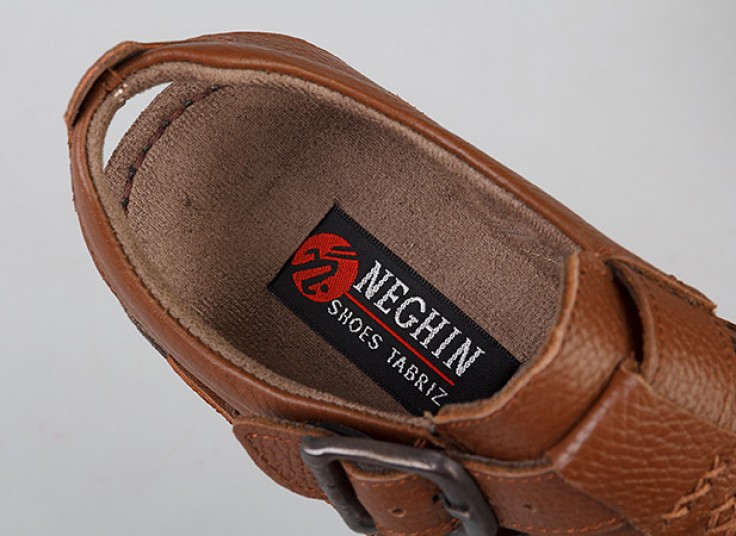 صندل چرم طبیعی مردانه NEGHIN