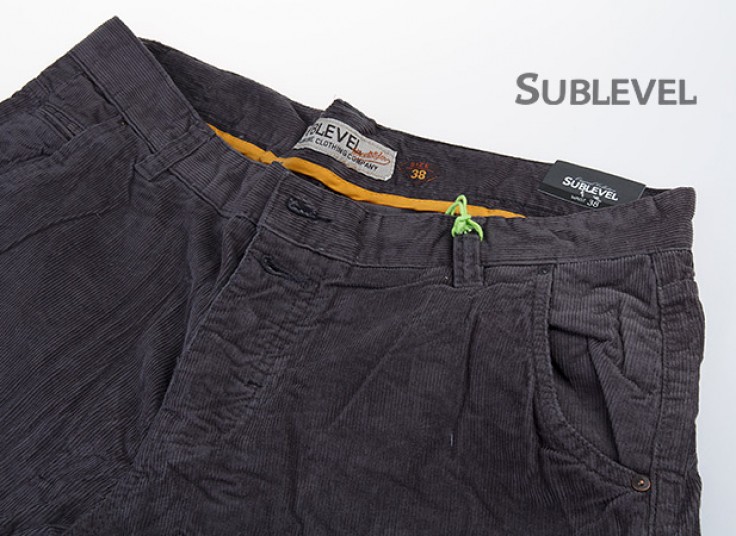 شلوار مردانه مخمل کبریتی SUBLEVEL