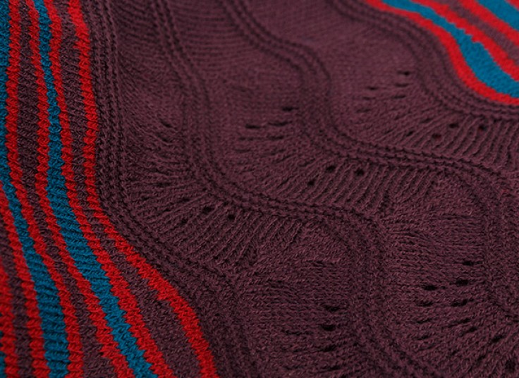 شال بافت زمستانی Geometric