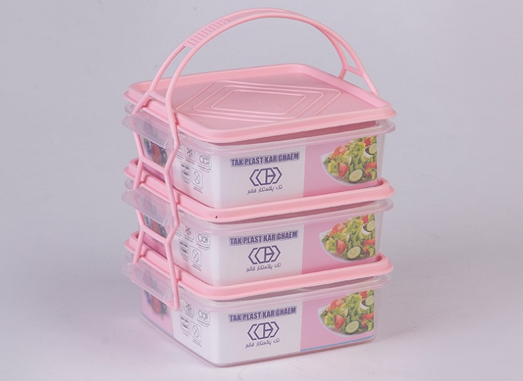 ظرف درب دار سه طبقه TAK PLAST