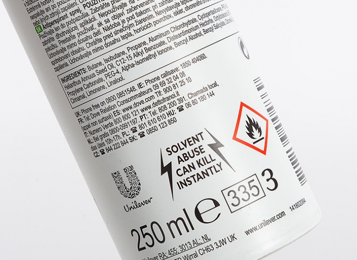 اسپری بدن ضد تعریق Dove