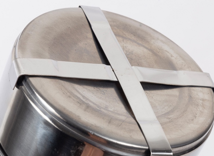 ظرف غذا استیل 2 طبقه HANDLE POT