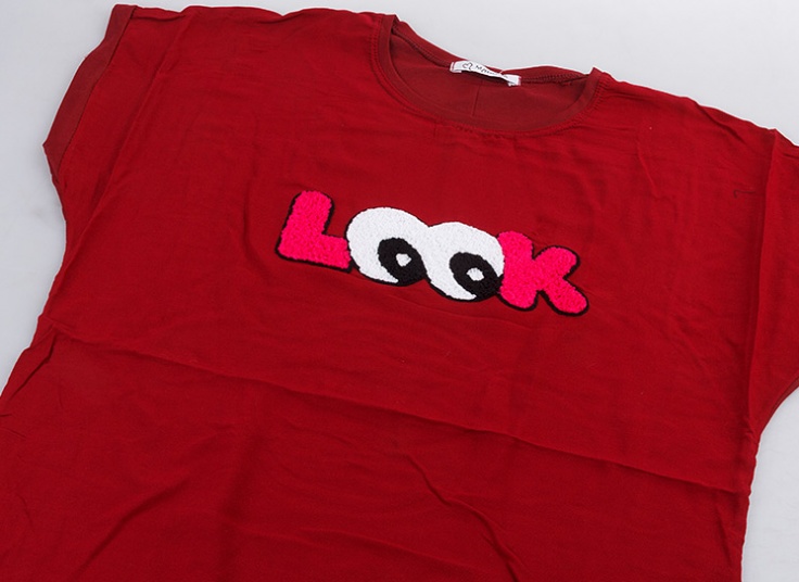 تیشرت طرح برجسته زنانه Madook