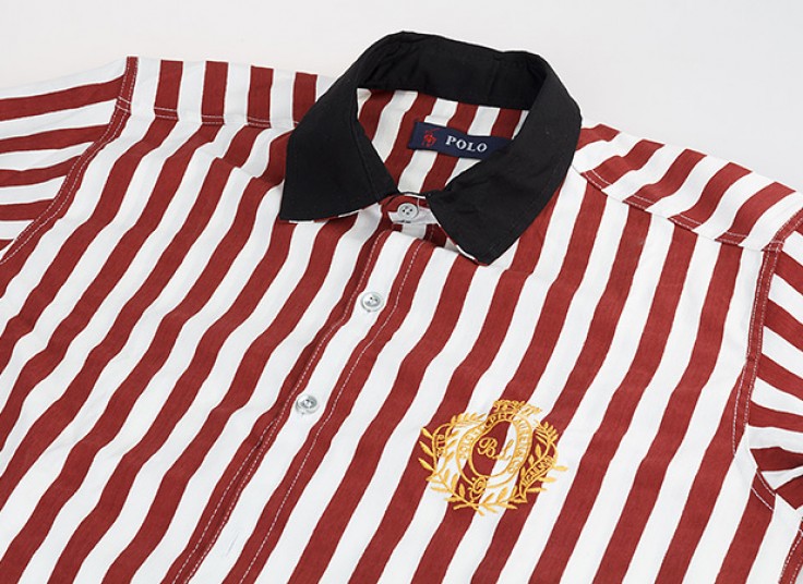 پیراهن راه راه مردانه طرح POLO