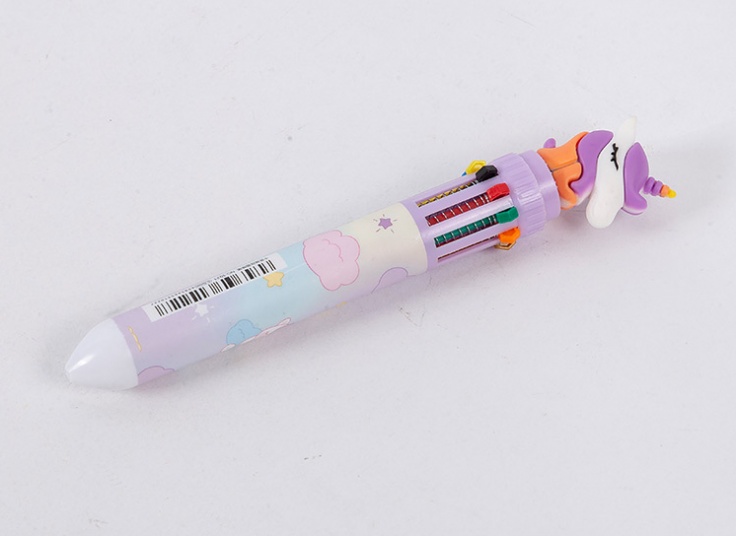 خودکار 10 رنگ طرح Unicorn