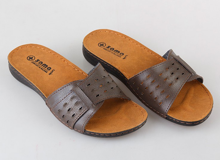 صندل چرم زنانه Sama