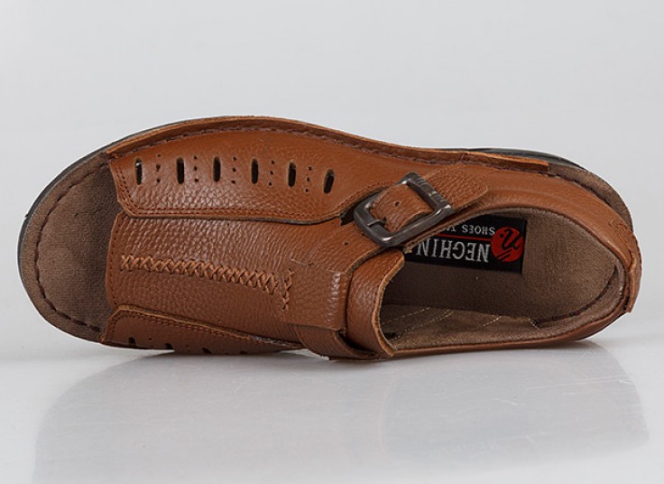 صندل چرم طبیعی مردانه NEGHIN