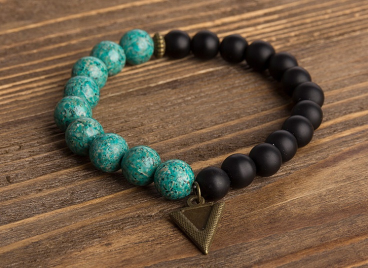 دستبند مهره ای اونیکس