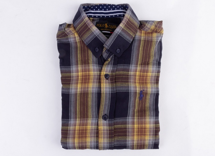 پیراهن مردانه چهارخانه POLO