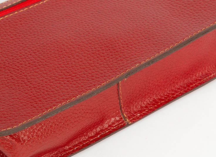 کیف دوشی چرم 2 تسمه زنانه