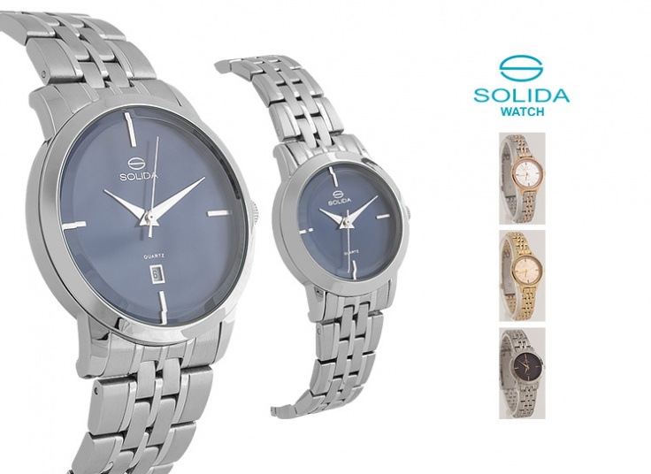 ساعت مچی زنانه و مردانه SOLIDA