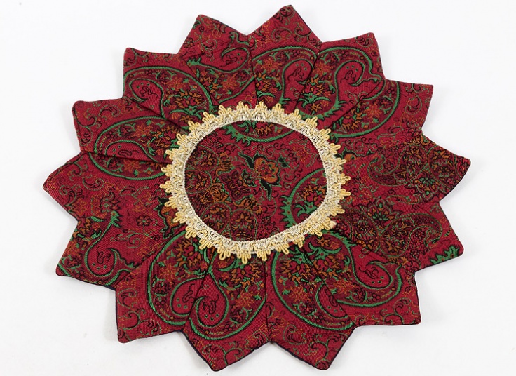 رومیزی ترمه طرح ستاره