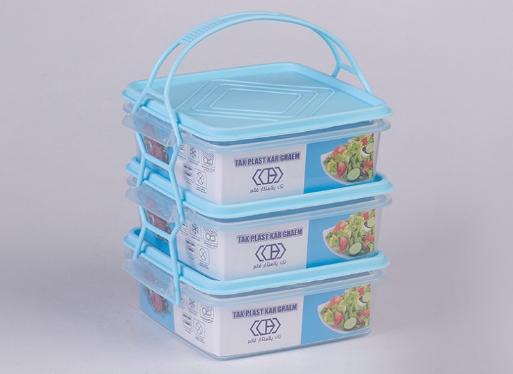 ظرف درب دار سه طبقه TAK PLAST