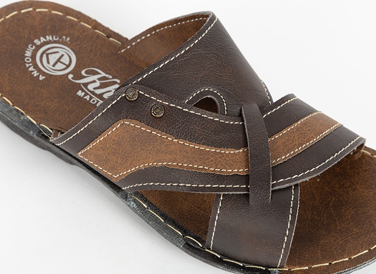 دمپایی چرمی مردانه Khas