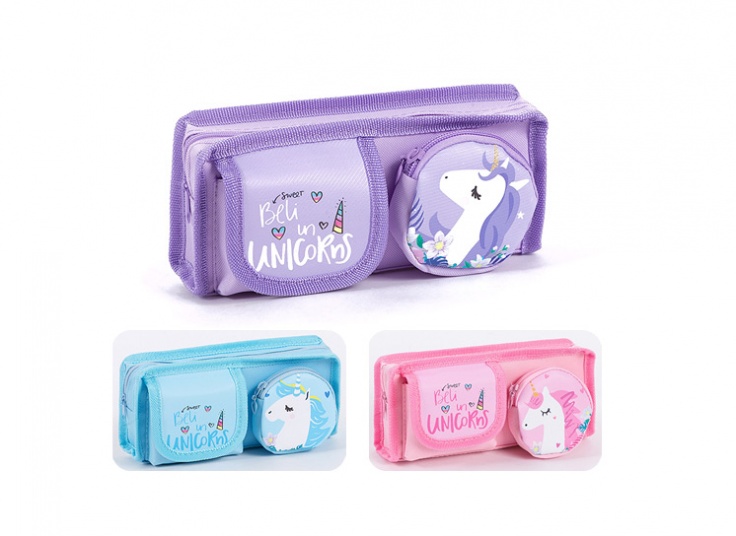 جامدادی طرح یونیکورن جیب دار