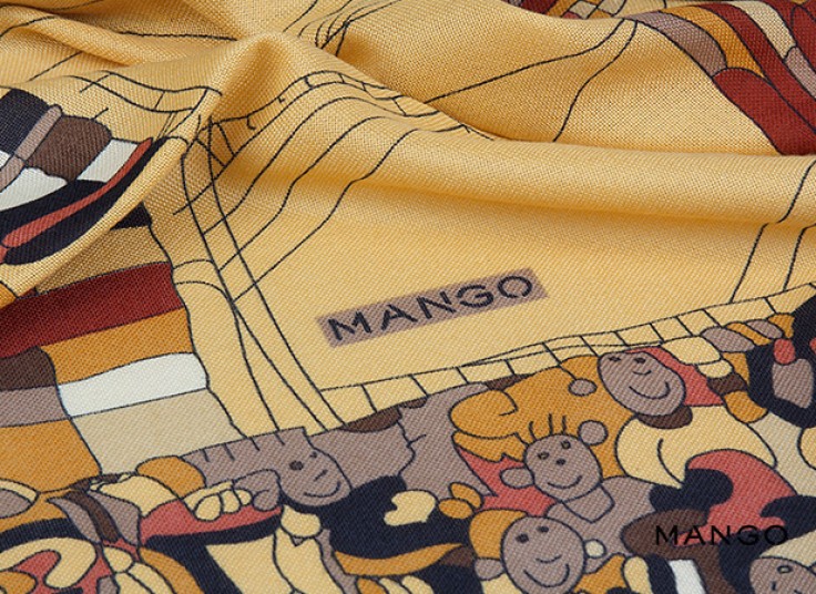 روسری پاییزه MANGO مدل Cubism