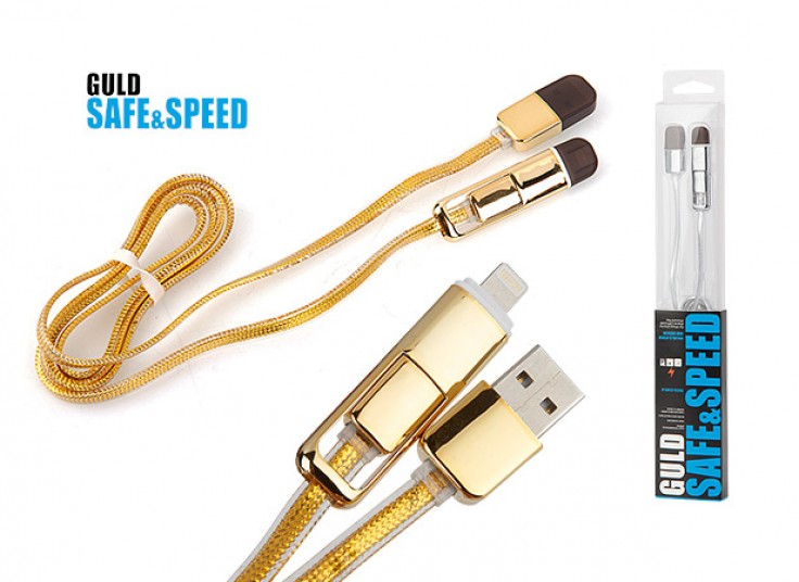 کابل آیفون و اندروید GULD safe and speed