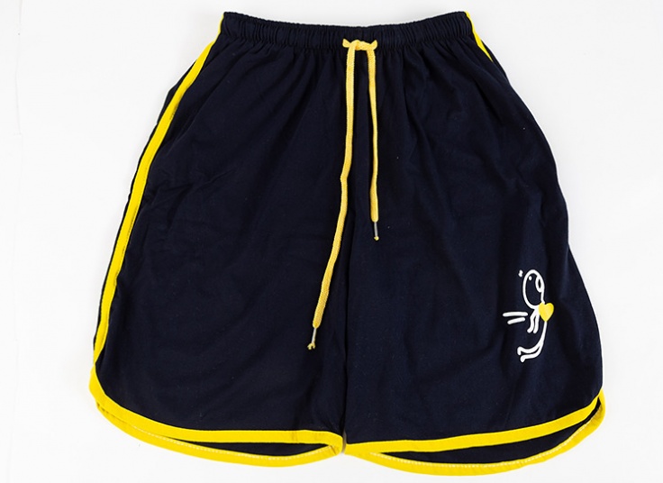 شلوارک نخی ساده