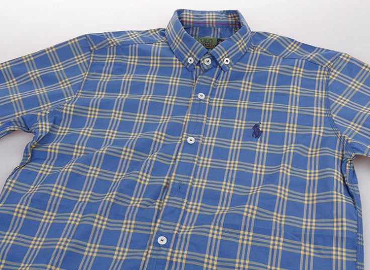 پیراهن چهارخانه مردانه طرح POLO