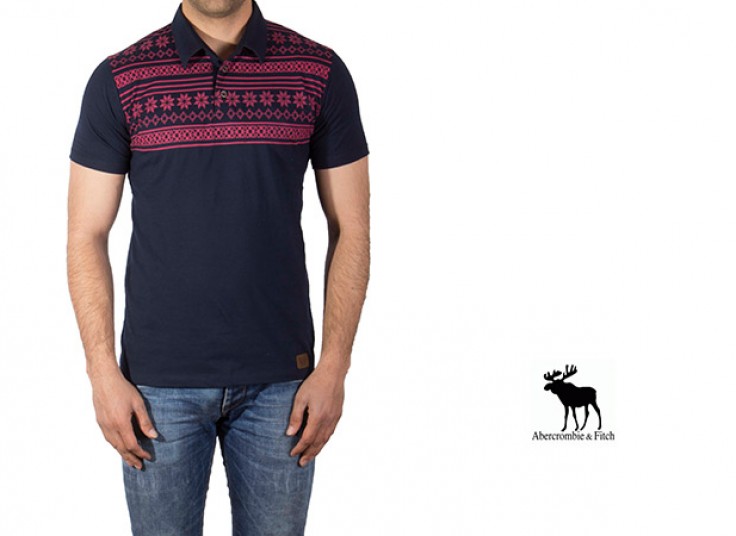 پولوشرت طرحدار Abercrombie