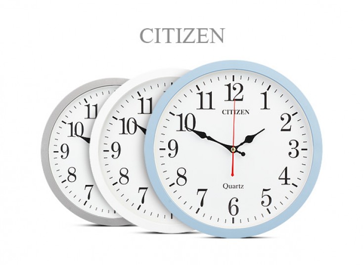 ساعت دیواری آرام گرد CITIZEN