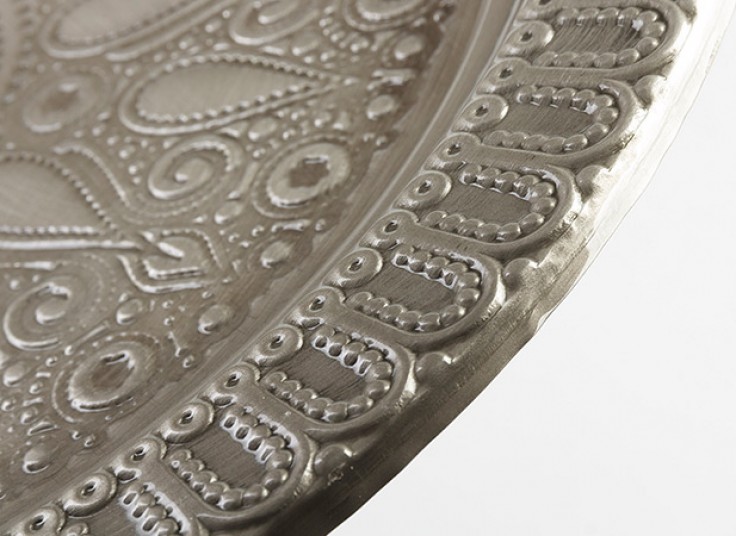 سینی فلزی طرح برجسته