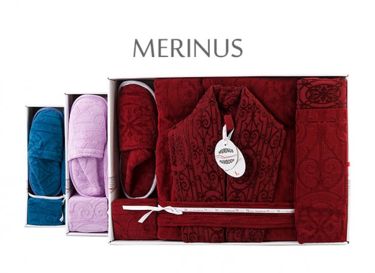ست کامل حوله حمام MERINUS مدل آنتیک