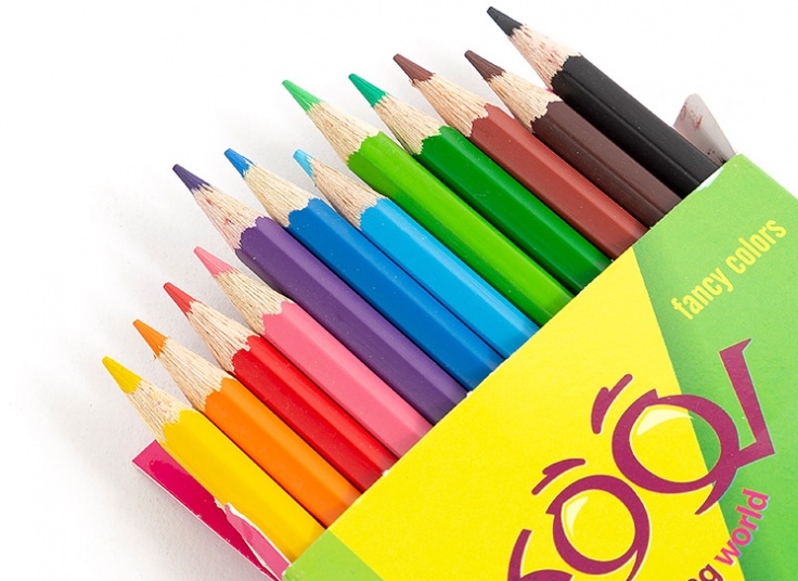 مداد رنگی 12 رنگ Looky