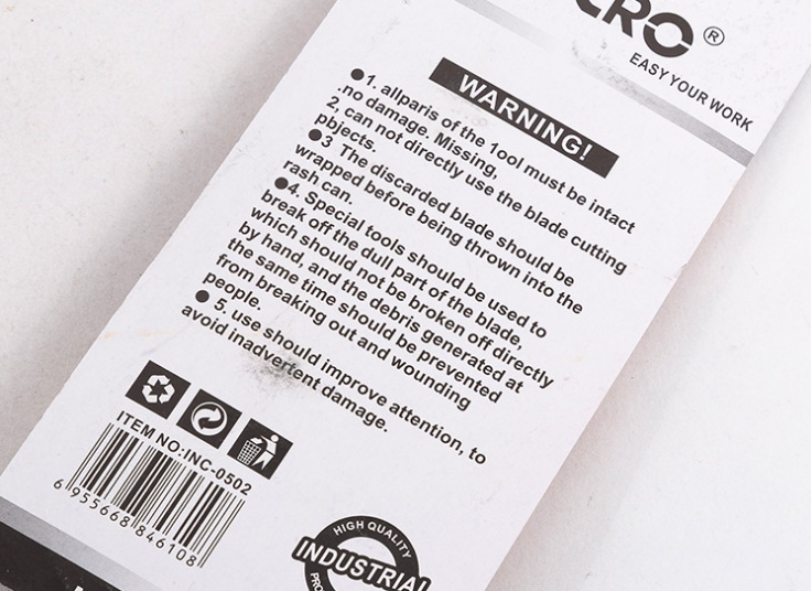 کاتر یدک‌دار فلزی INTCRO