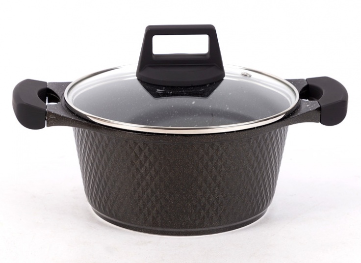 سرویس قابلمه 12 پارچه Unique طرح الماس