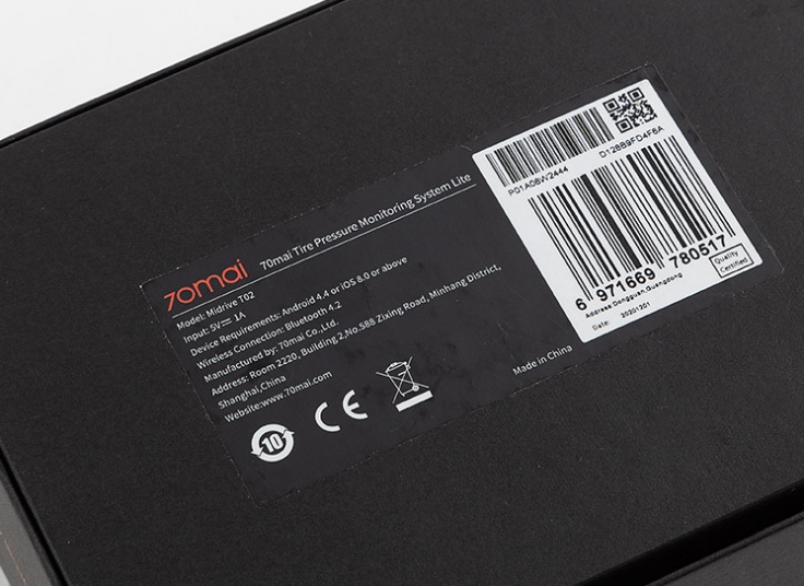 نمایشگر و سنسور فشار باد لاستیک شیائومی 70Mai Midrive T02