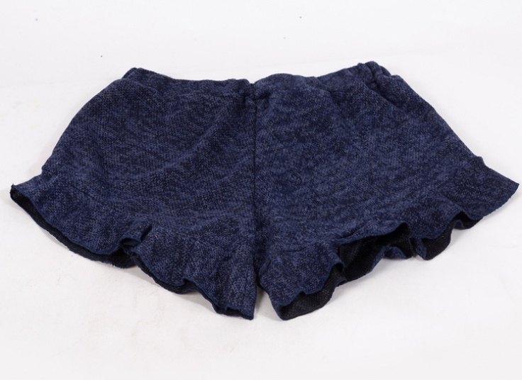 شورتک چین دار زنانه طرح بافت