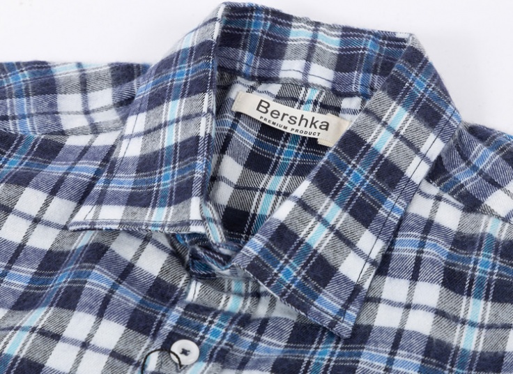 پیراهن پشمی مردانه BERSHKA